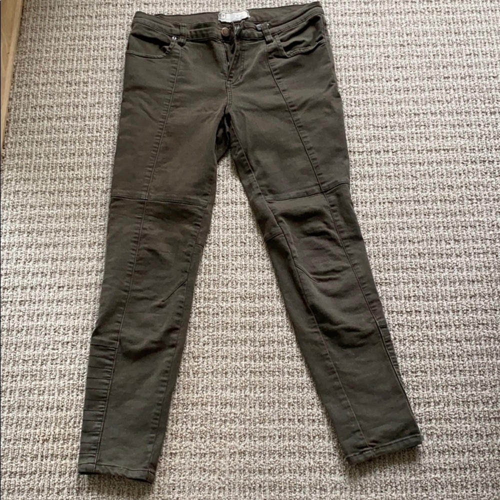 Free People Army Green Pants